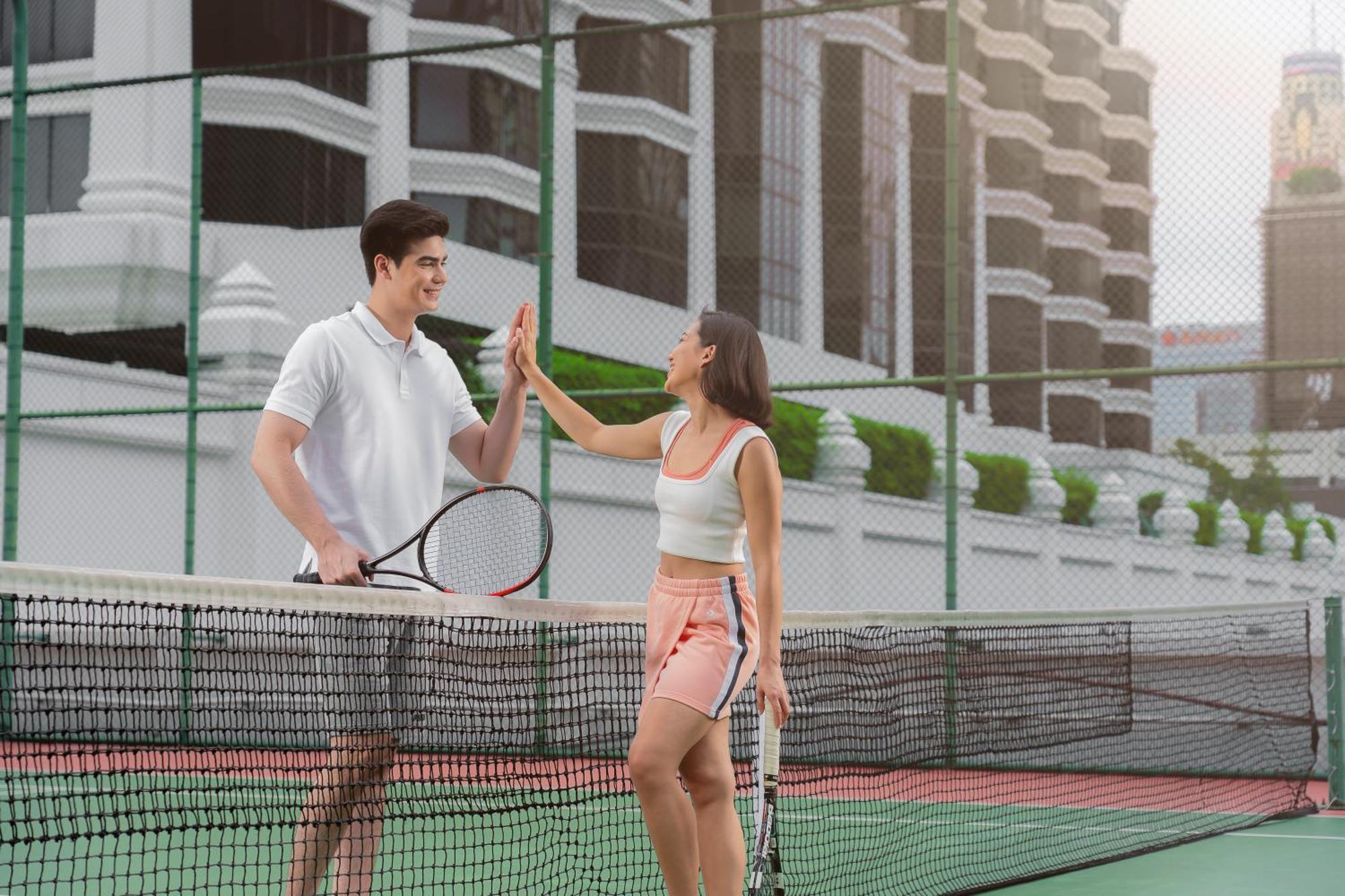 Grand Hyatt Erawan Bangkok Hotel Kültér fotó Tennis
